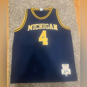 Vtg Authentic Chris Webber Michigan Wolverines 1992 True School Retro